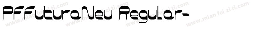 PFFuturaNeu Regular字体转换